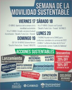 Semana Movilidad Sustentable 2021 –  Puerto Madryn