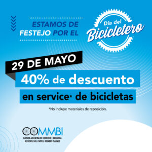 Día del Bicicletero con descuento del 40% en Service