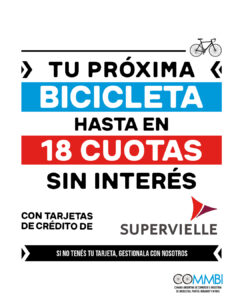 18 Cuotas Supervielle: Bicicleterías Adheridas